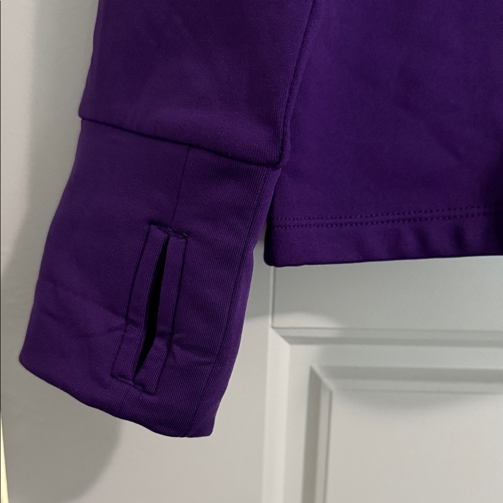 Athleta Deep Purple Turtleneck Long Sleeve Top - Picture 2 of 8